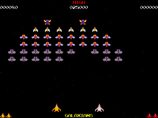 GALAXIANS two players (join)