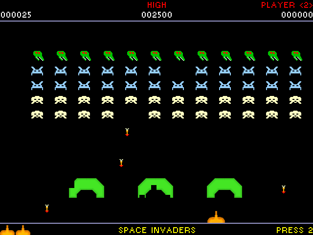 SPACE INVADERS game